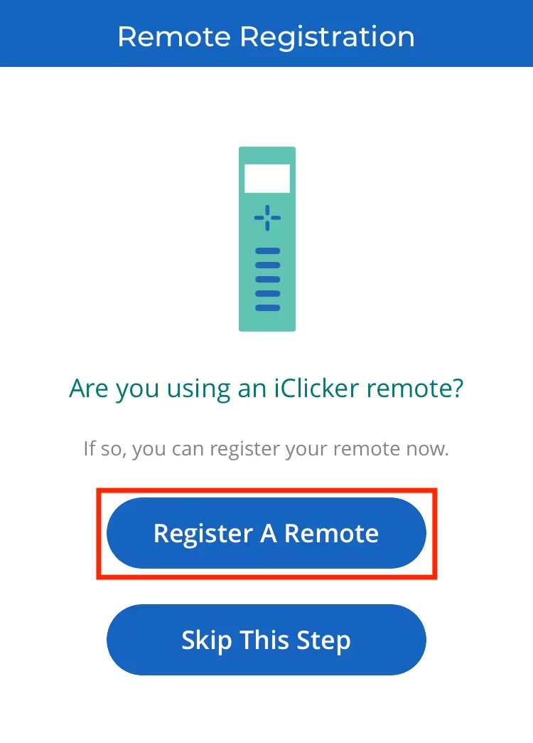 register remotes